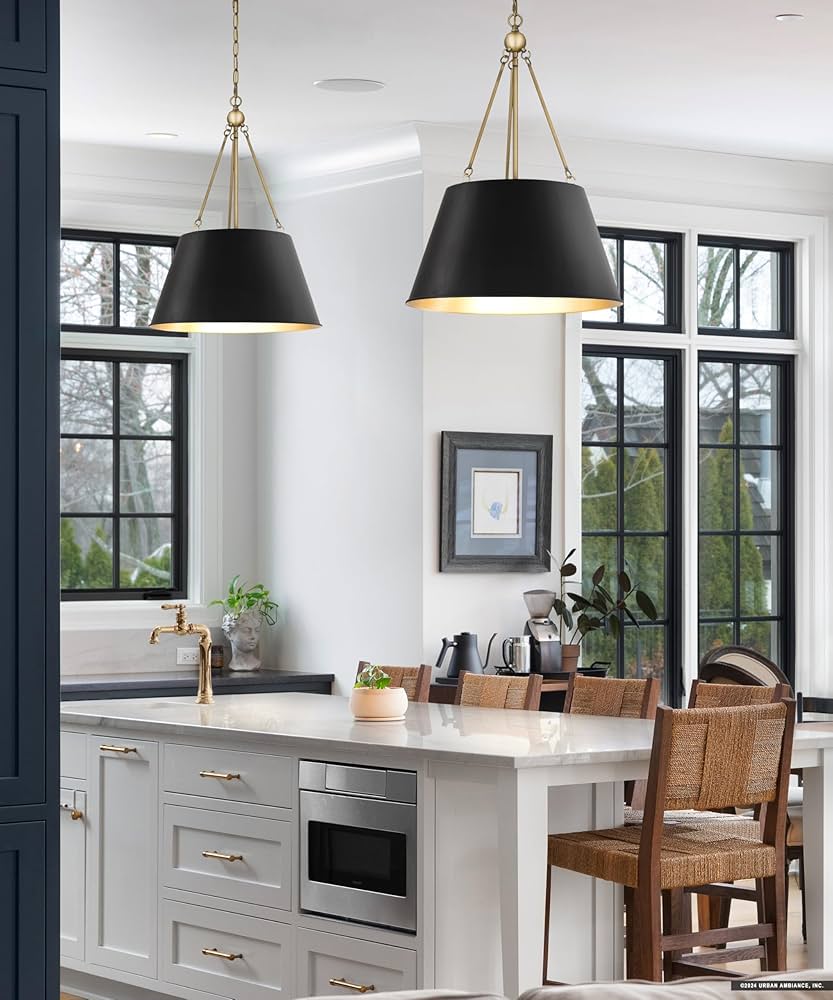 Urban Ambiance Luxury New Traditional Pendant, Large Size